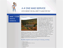 Tablet Screenshot of aonemaidservice.com